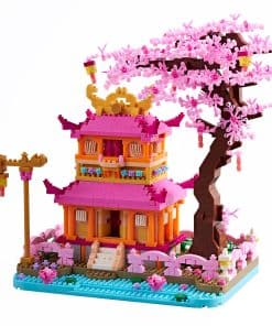 KLMEi Set de Construcción de Casa de Árbol de Cerezo Modelo