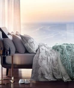 Eikei Lavender Lilac Bohemian Paisley Duvet Quilt Cover