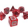 Heroic Dice of Metallic Luster - -nte Roja)