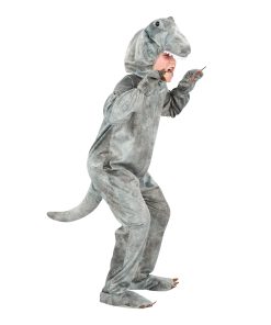 Disfraz de Dinosaurio Raptor Gris | Talla Grande