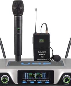 Sistema de micrófono inalámbrico UHF Boytone, Micrófono de