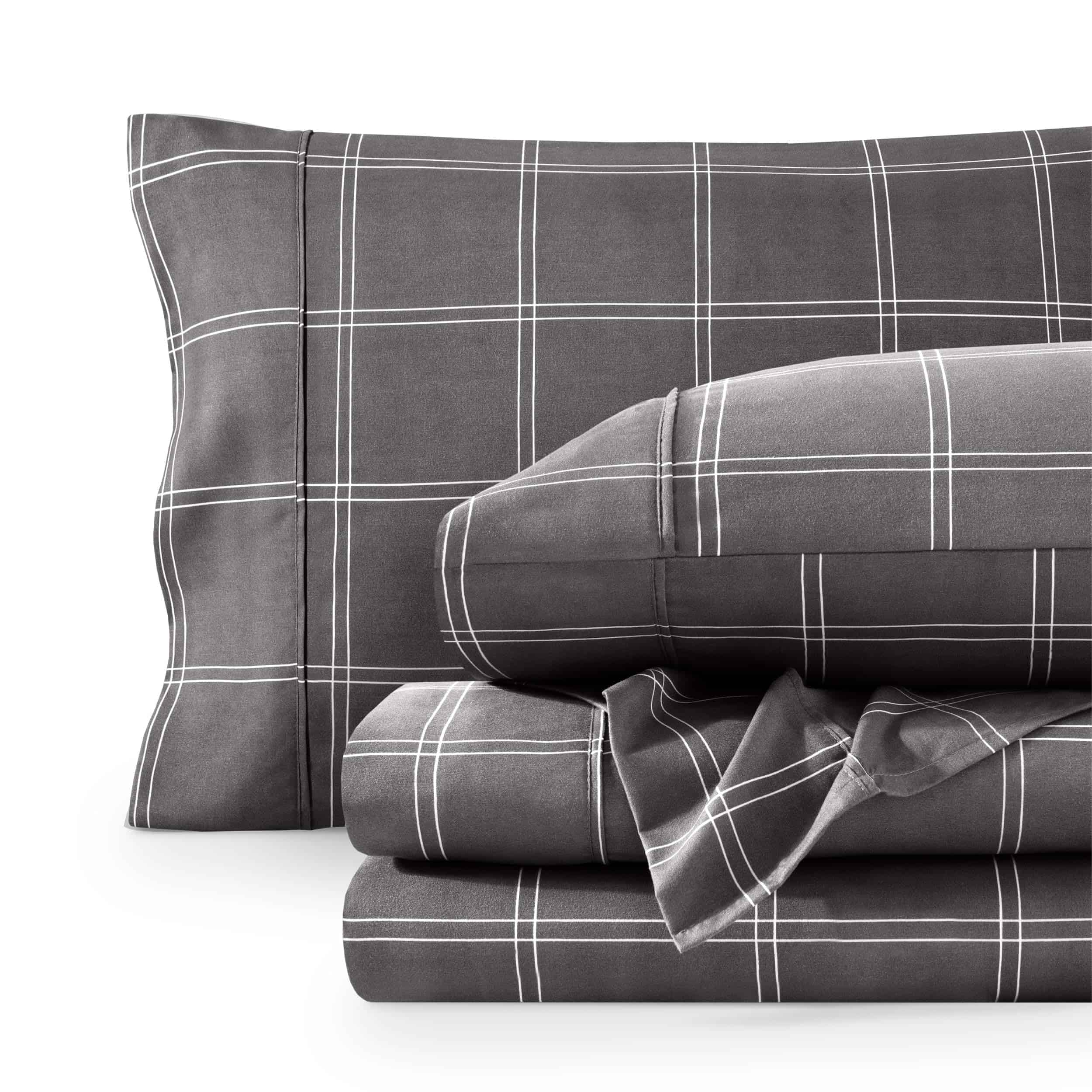 Juego de sábanas Twin Bare Home - Sábanas de cama Twin de