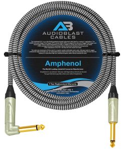 Cable para Guitarra Bajo Instrumento Audioblast HQ-1-BRAID