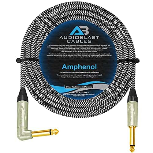 CABLES AUDIOBLAST 25 pies - Audioblast HQ-1-BRAID (Negro +