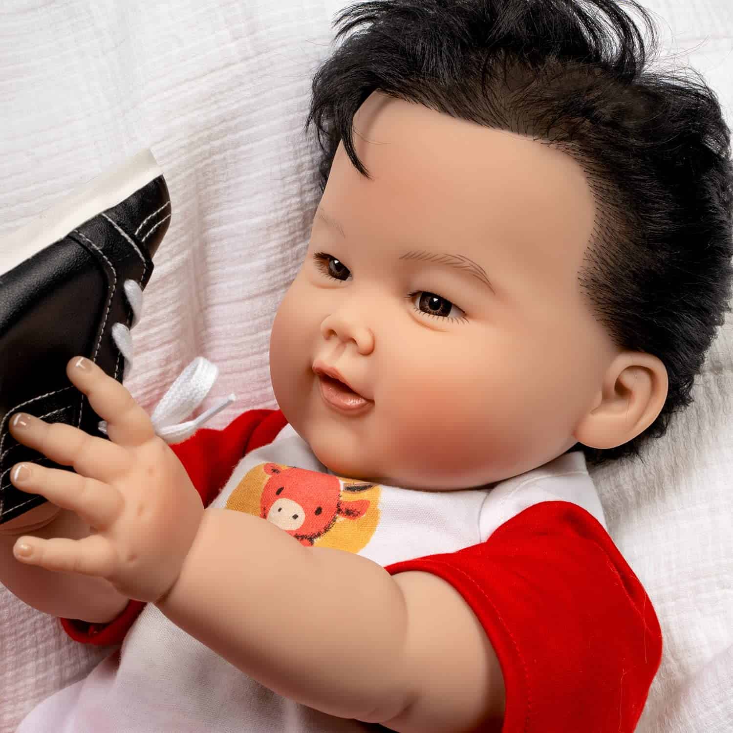 Paradise Galleries Realistic Reborn Asian Baby Big Boy - - Imagen 4