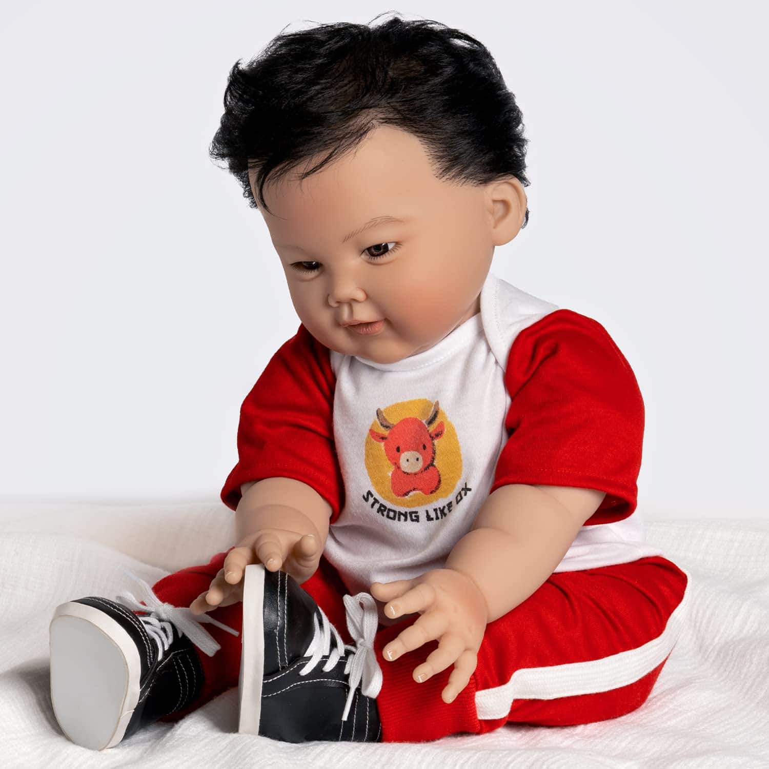 Paradise Galleries Realistic Reborn Asian Baby Big Boy - - Imagen 8