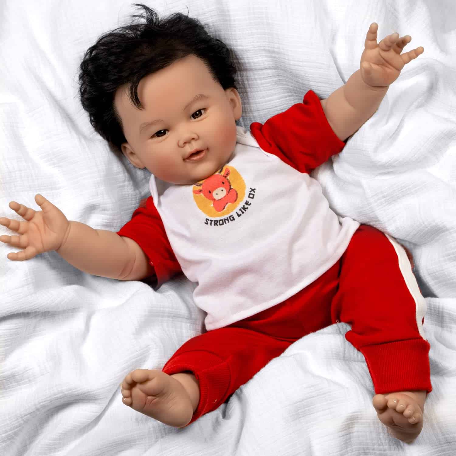 Paradise Galleries Realistic Reborn Asian Baby Big Boy - - Imagen 3