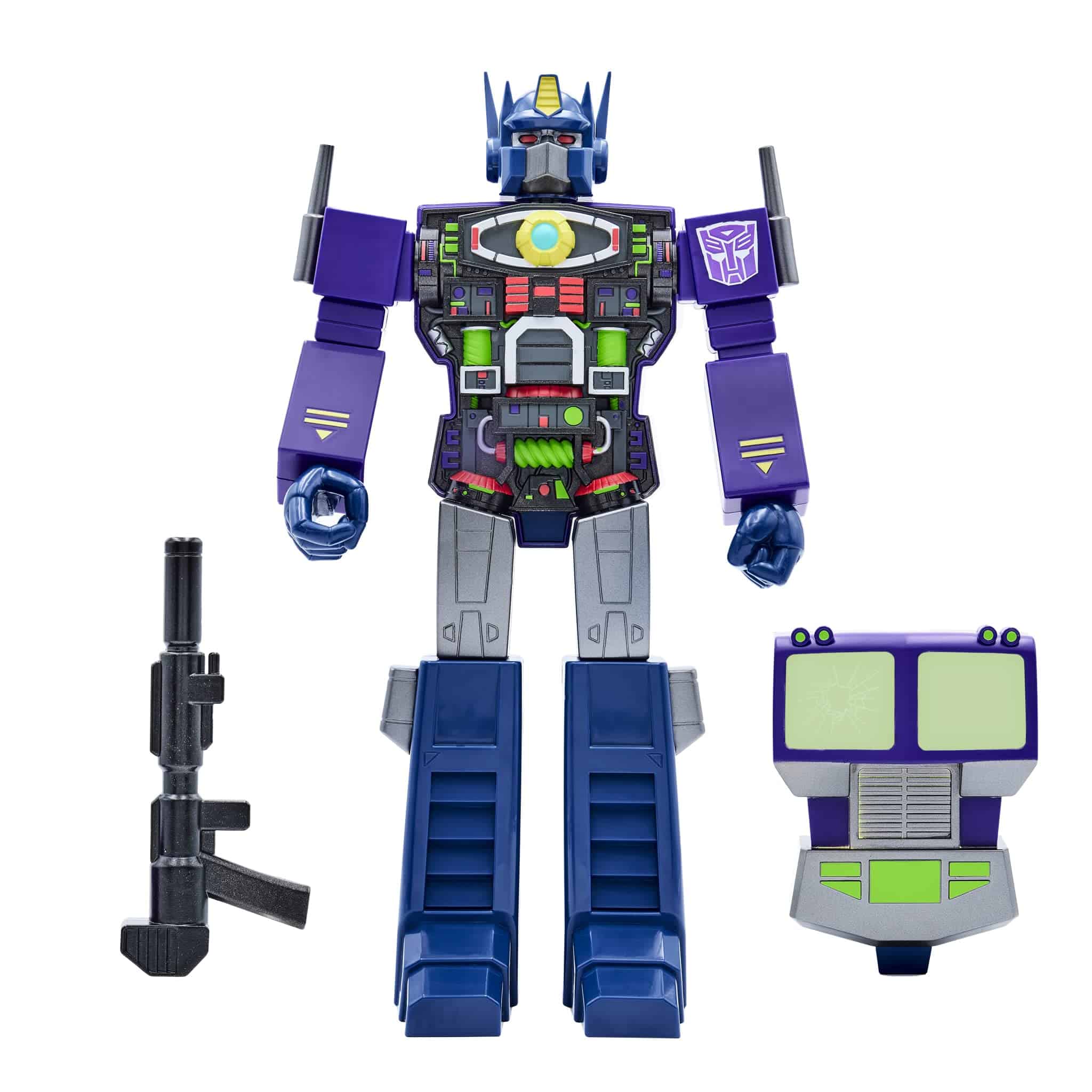 Super7 Transformers Optimus Prime (Shattered Glass Purple)