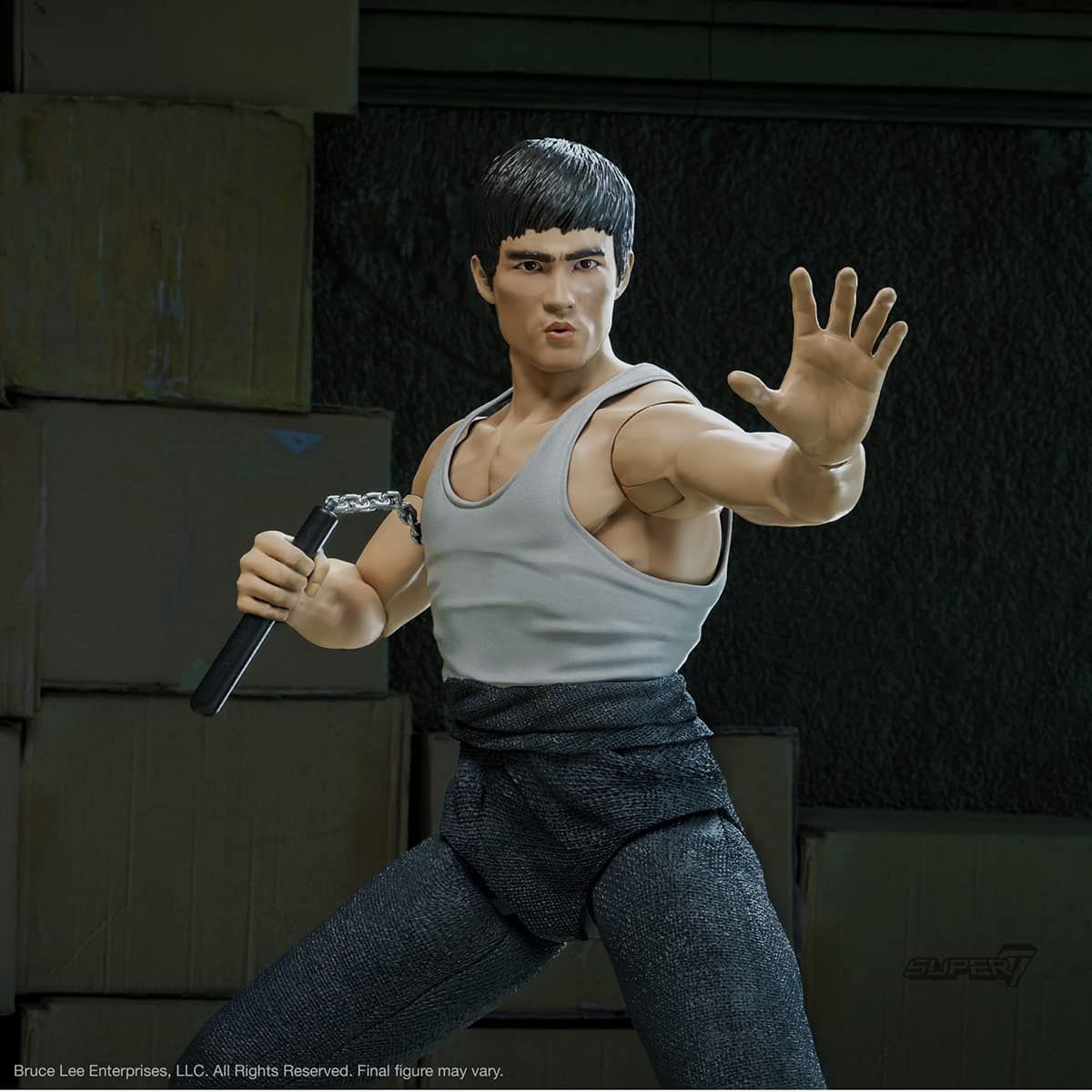 Super7 Bruce Lee Ultimates Bruce The Warrior Figura de 18cm - Imagen 6