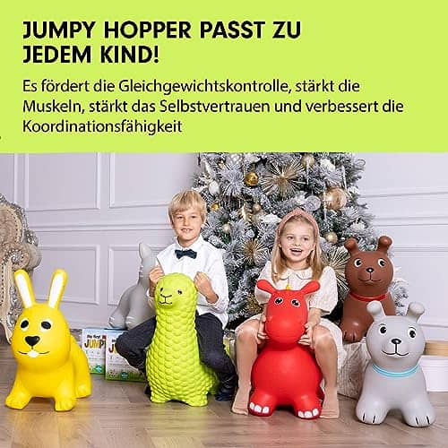 Juguete para niños - Saltador de animal inflable para niños - Imagen 9