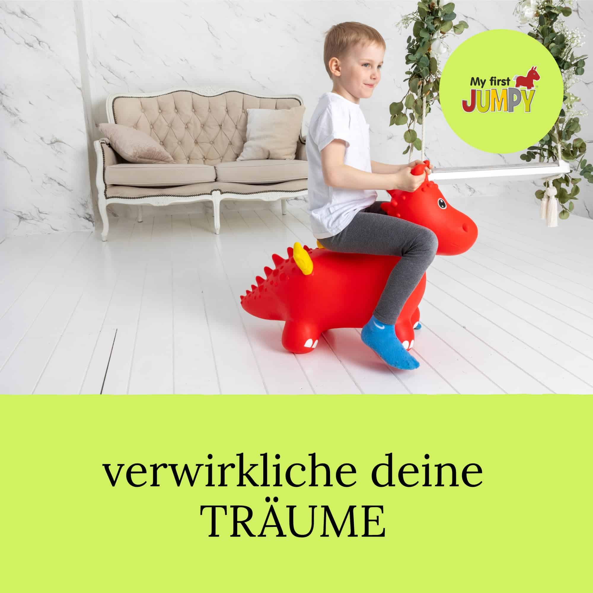 Juguete para niños - Saltador de animal inflable para niños - Imagen 3