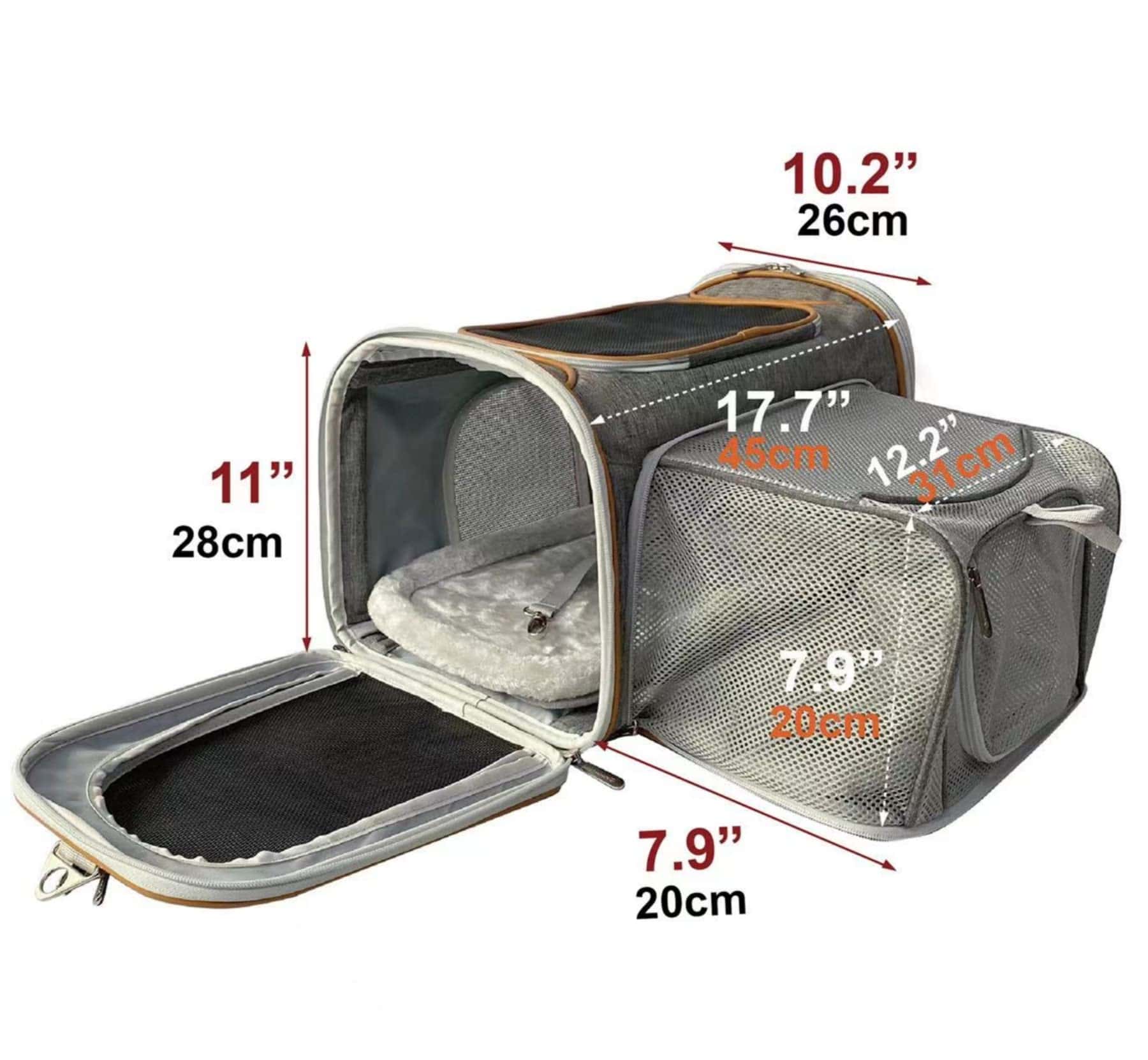 Transportín de Mascotas Suave Aprobado por Aerolíneas Mr. - Imagen 6