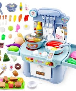 Set de Juguetes de Cocina Imitado Chef con Luz y Música,