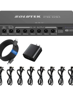 Solutek Fuente de Alimentación de Pedal de Guitarra