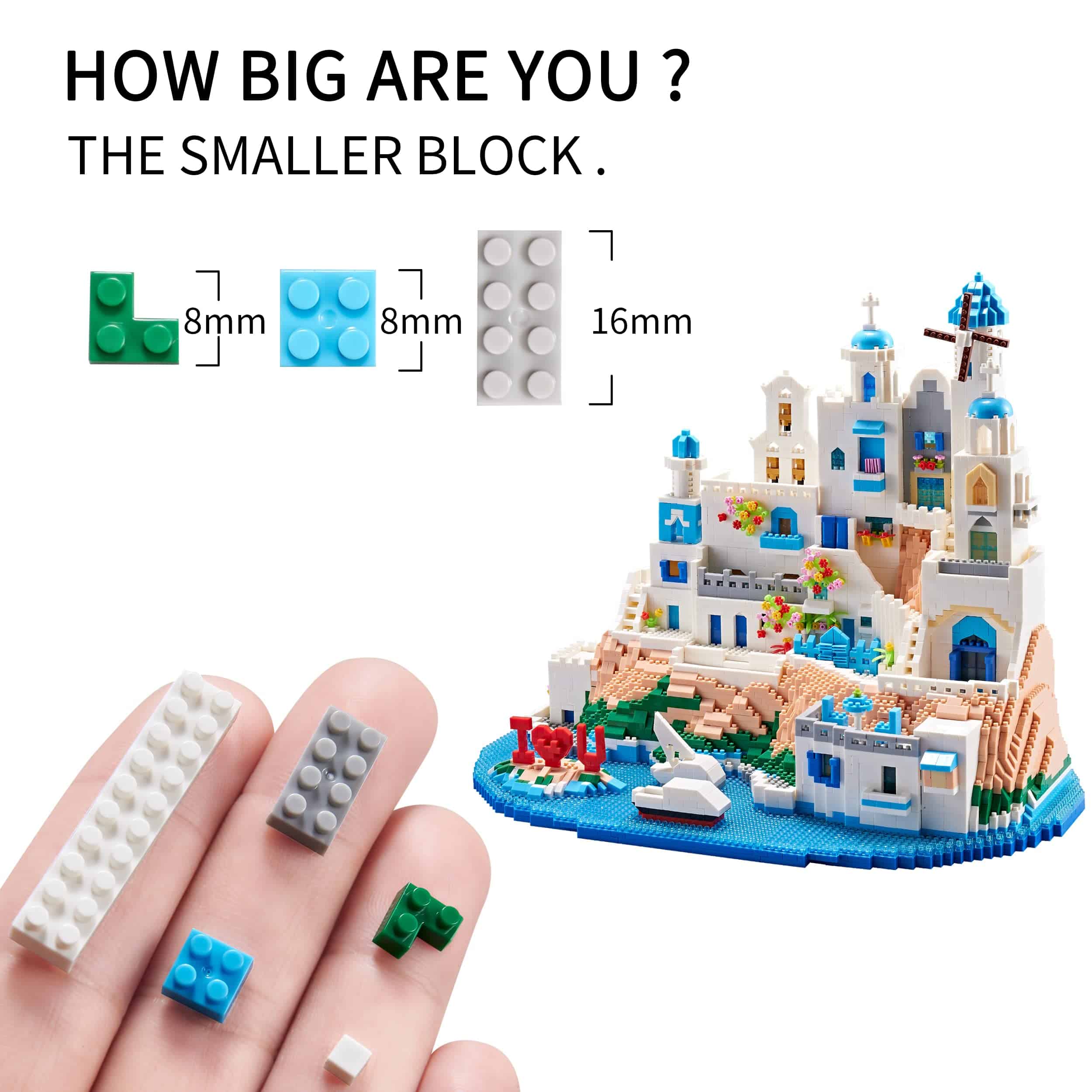 Set de Bloques de Construcción Micro de Arquitectura KLMEi - Imagen 4