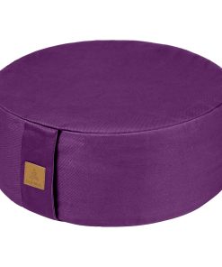 Cojín de meditación de trigo sarraceno -Morado