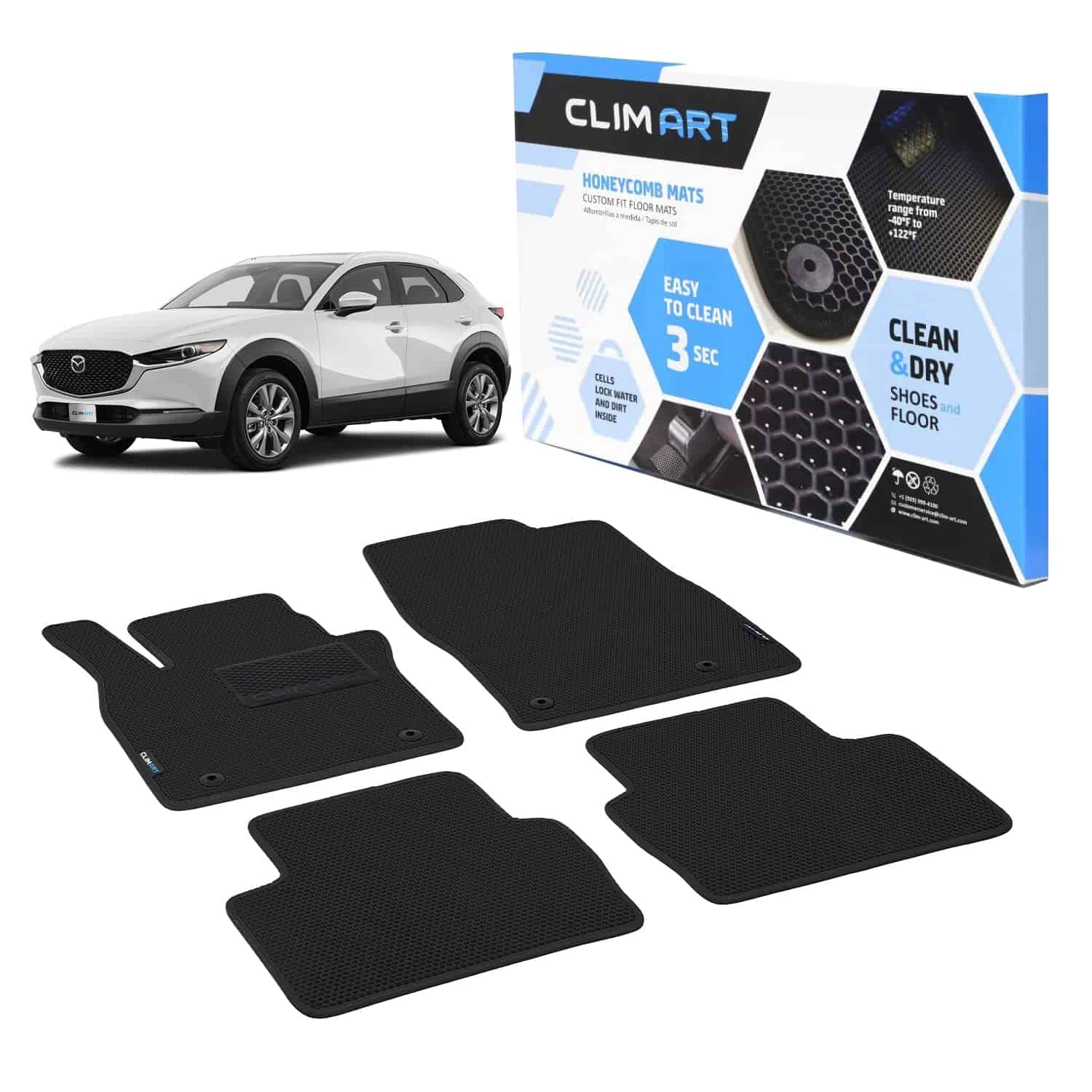 CLIM ART Tapetes a Medida de Agua para Mazda CX-30