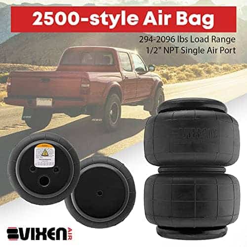 Bolsa de aire de suspensión Vixen Air de 1/2" NPT puerto - Imagen 6