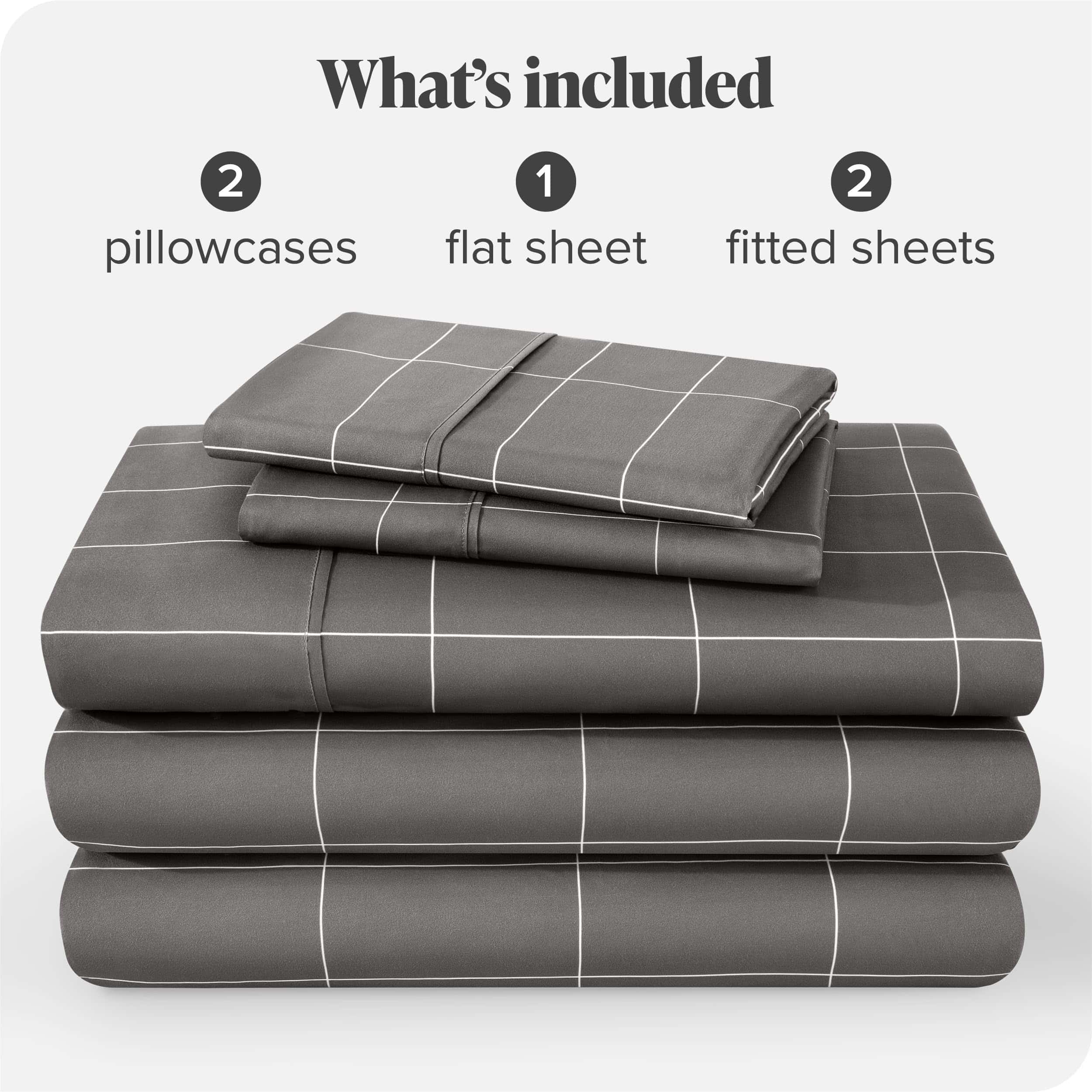 Juego de sábanas de Split King de Bare Home - 1800 sábanas - Imagen 10