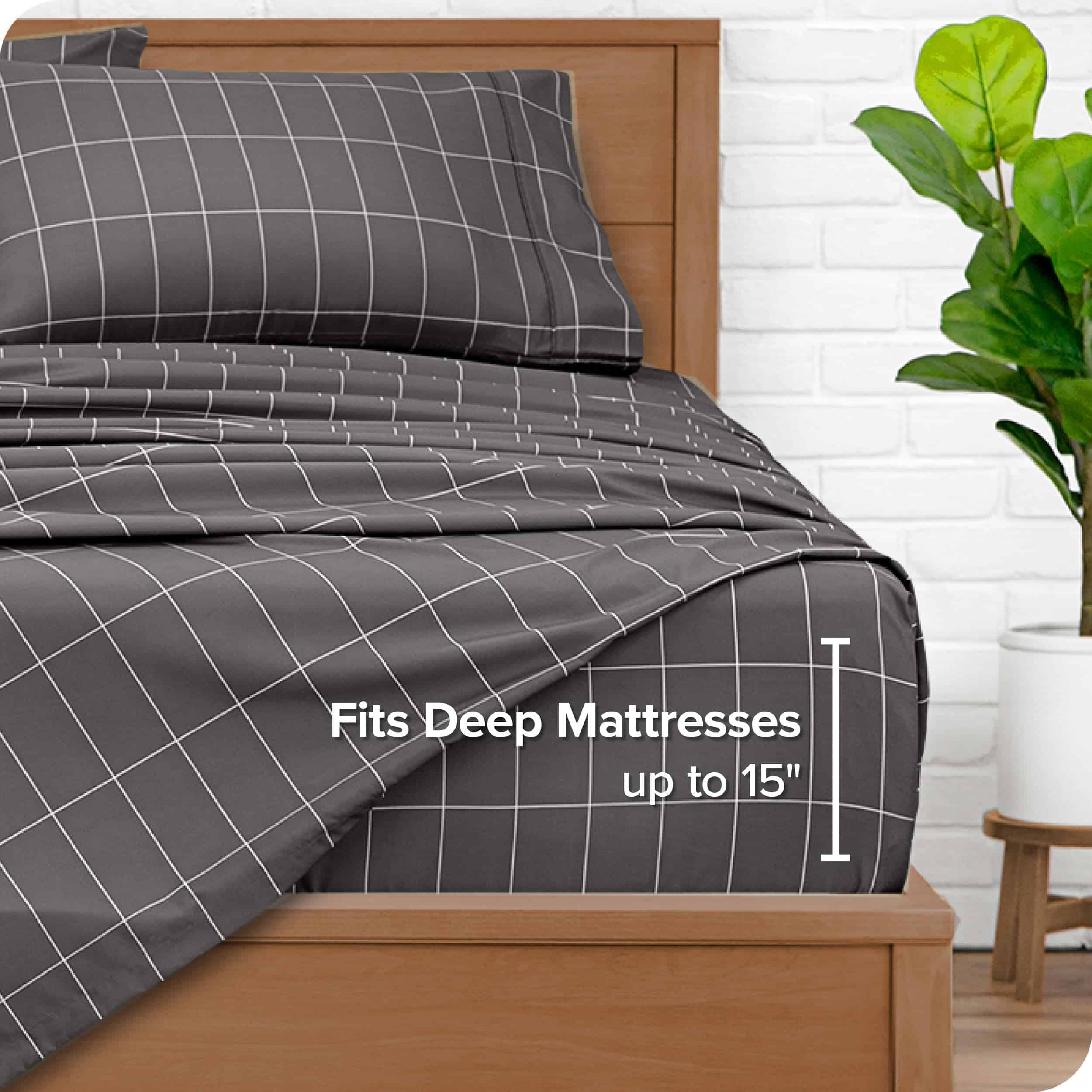 Juego de sábanas de Split King de Bare Home - 1800 sábanas - Imagen 7