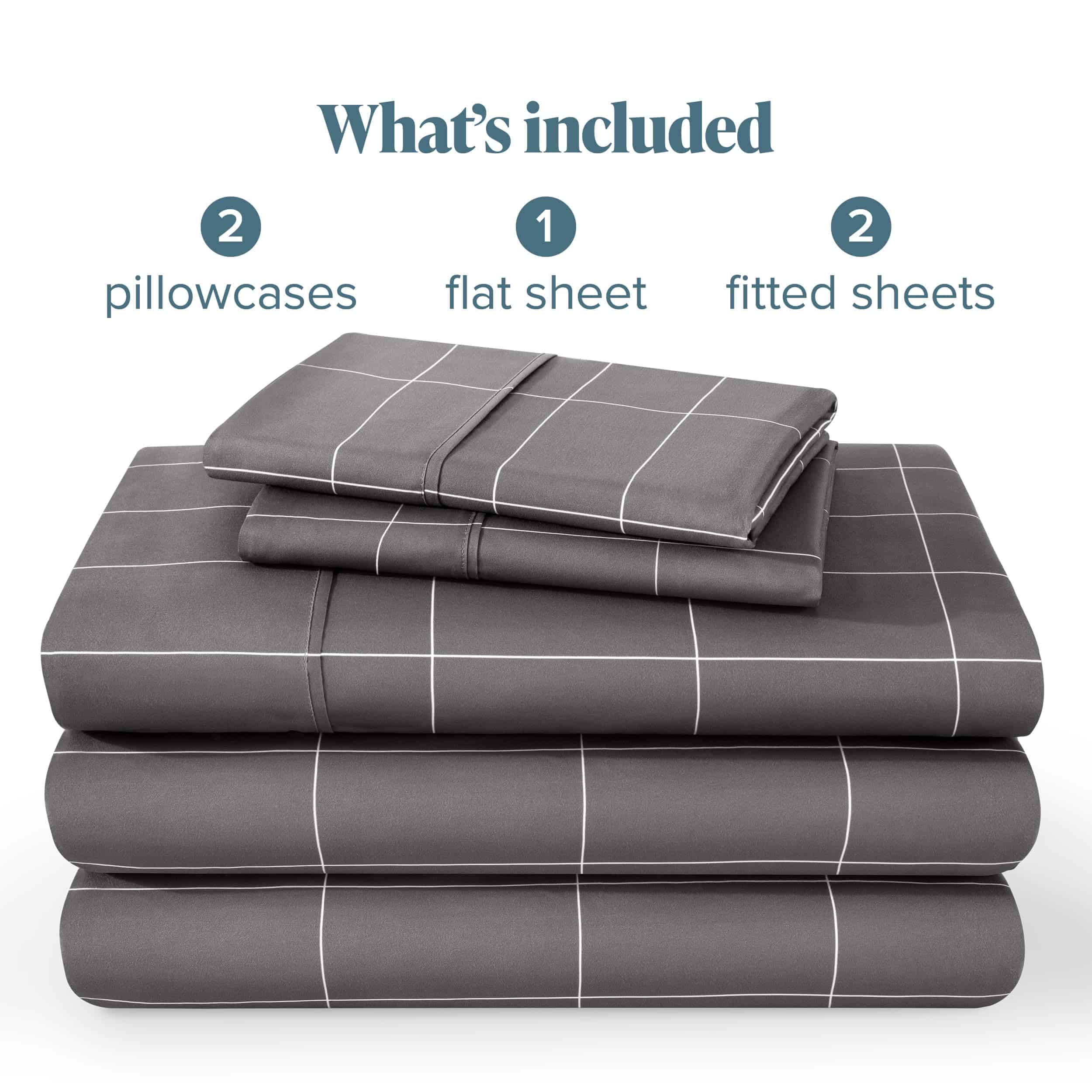 Juego de sábanas de Split King de Bare Home - 1800 sábanas - Imagen 9