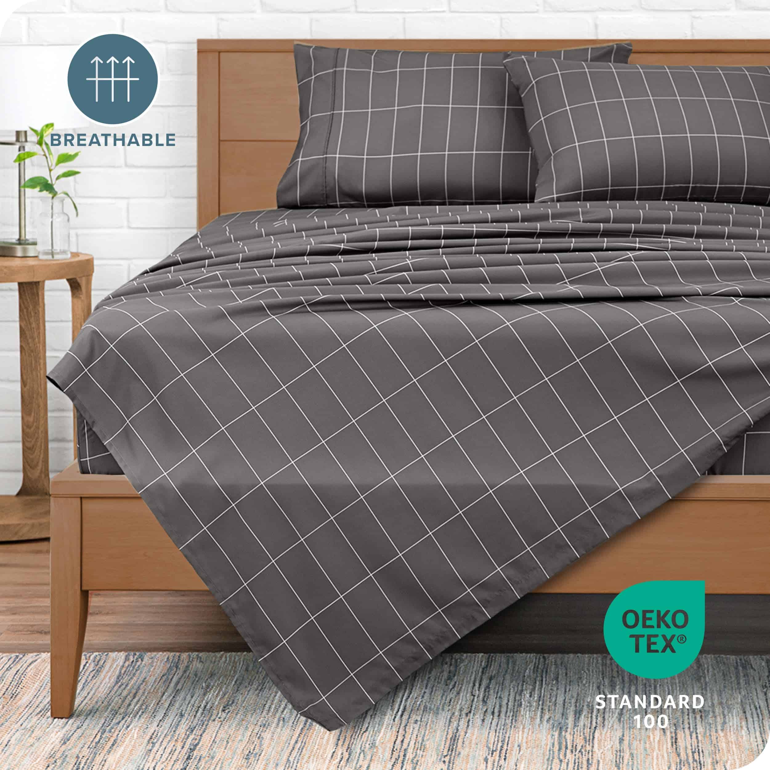 Juego de sábanas de Split King de Bare Home - 1800 sábanas - Imagen 6