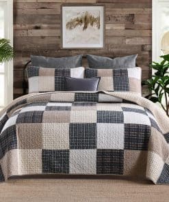 SahSahCasa Quilt Tamaño Queen, Juego de Edredón Queen,