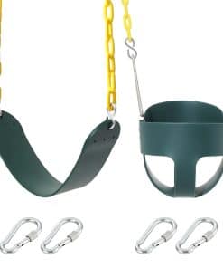 Columpio Verde - Columpio de Cubo Completo de Respaldo Alto