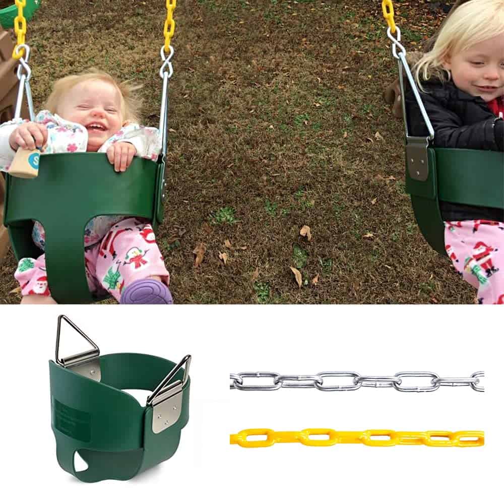 Columpio Verde - Columpio de Cubo Completo de Respaldo Alto - Imagen 5