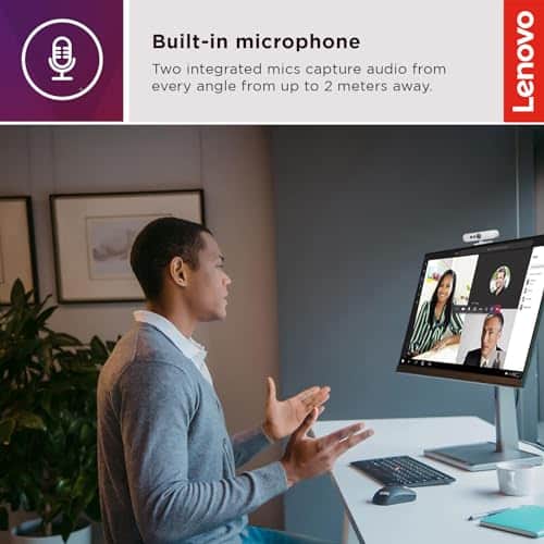 Webcam Lenovo HD 1080p (510 FHD) - Cámara para Monitor con - Imagen 8