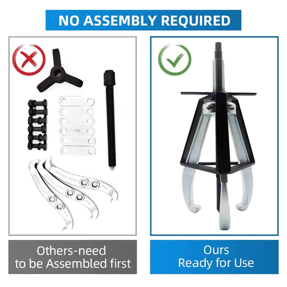 BESTOOL Extractor de Engranajes de 3 Mordazas, Herramienta - Imagen 6