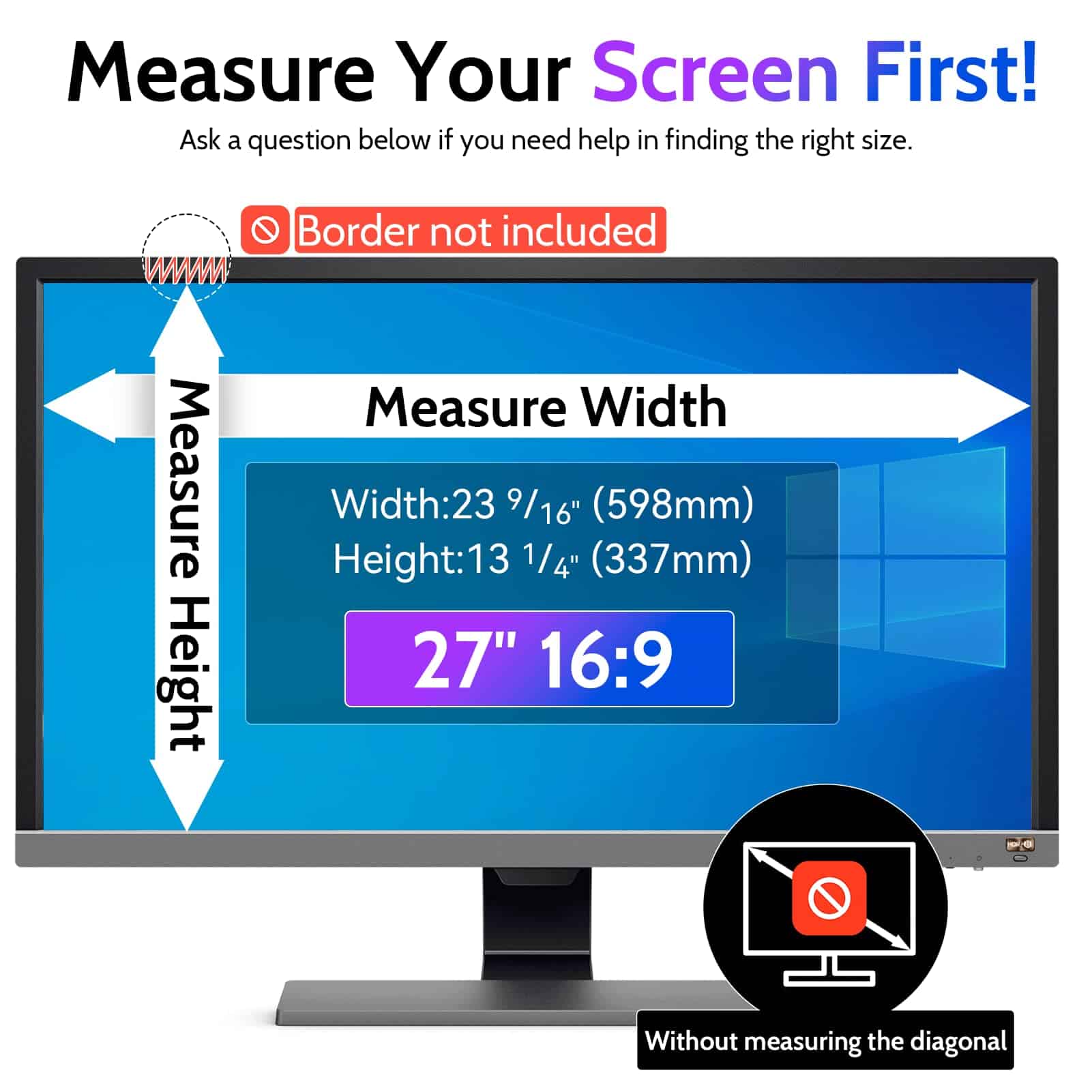 Peslv Protector de Privacidad para Pantalla de Computadora - Imagen 7