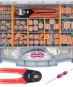 Kit de Conectores Deutsch de 338 Piezas con Crimpadora,