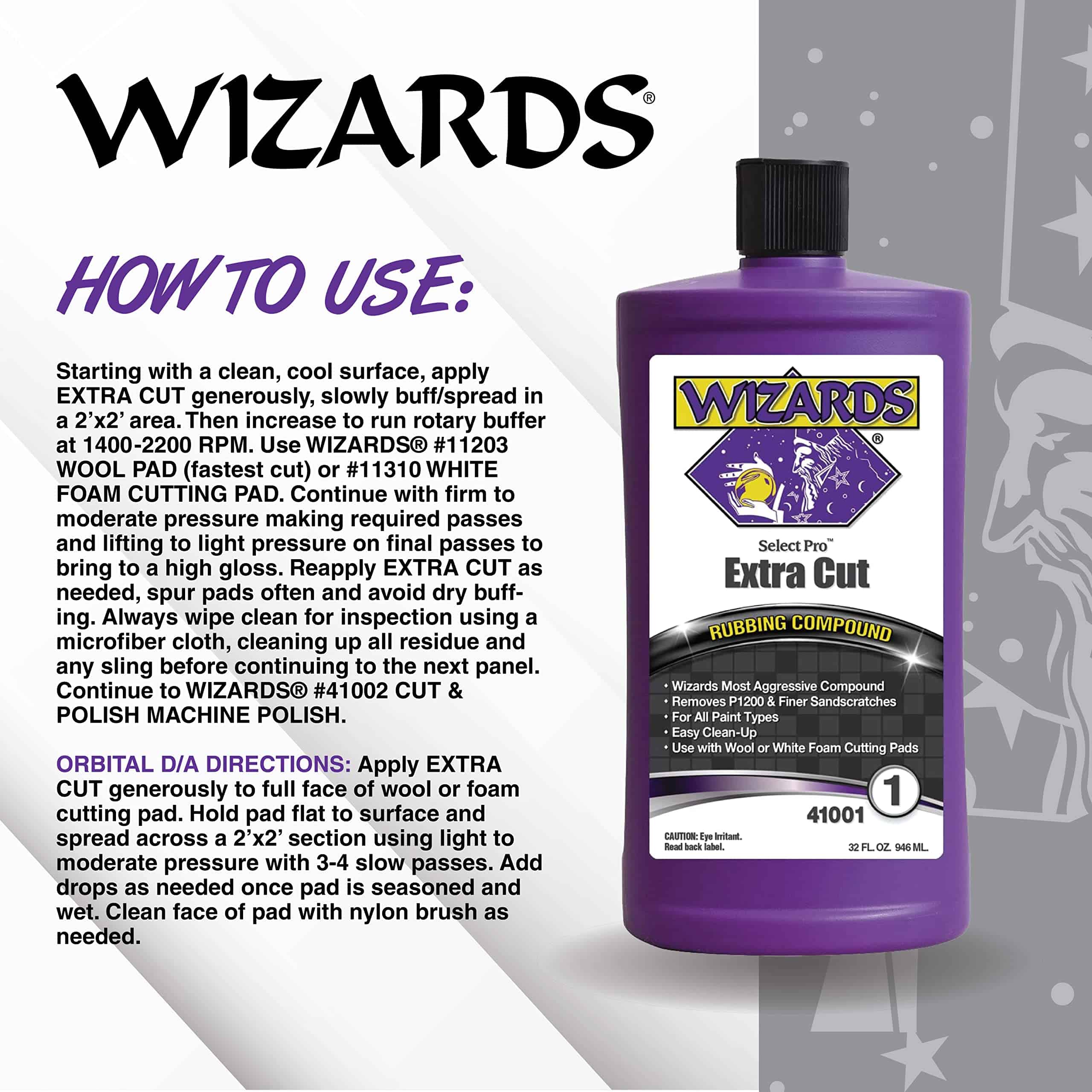 Wizards Select Pro Extra Cutting Compound Step 1 Perfect - Imagen 4