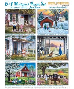 Bits and Pieces - Paquete de 6 en 1 - Rompecabezas de 300,