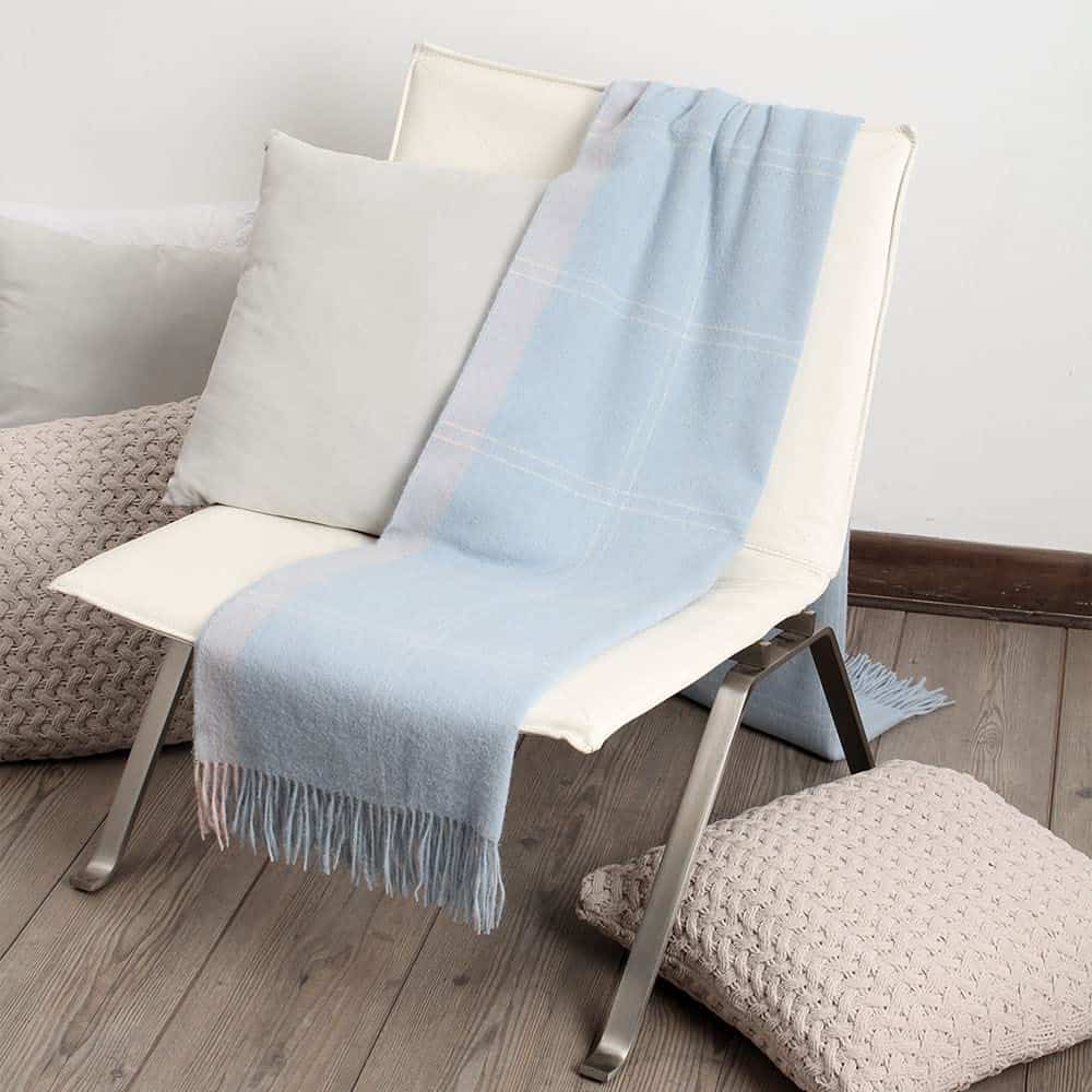 Inca Squares - Manta de Lana de Alpaca Tejida a Mano Diseño - Imagen 5