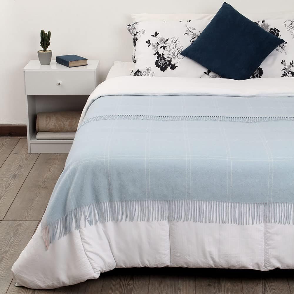 Inca Squares - Manta de Lana de Alpaca Tejida a Mano Diseño - Imagen 4