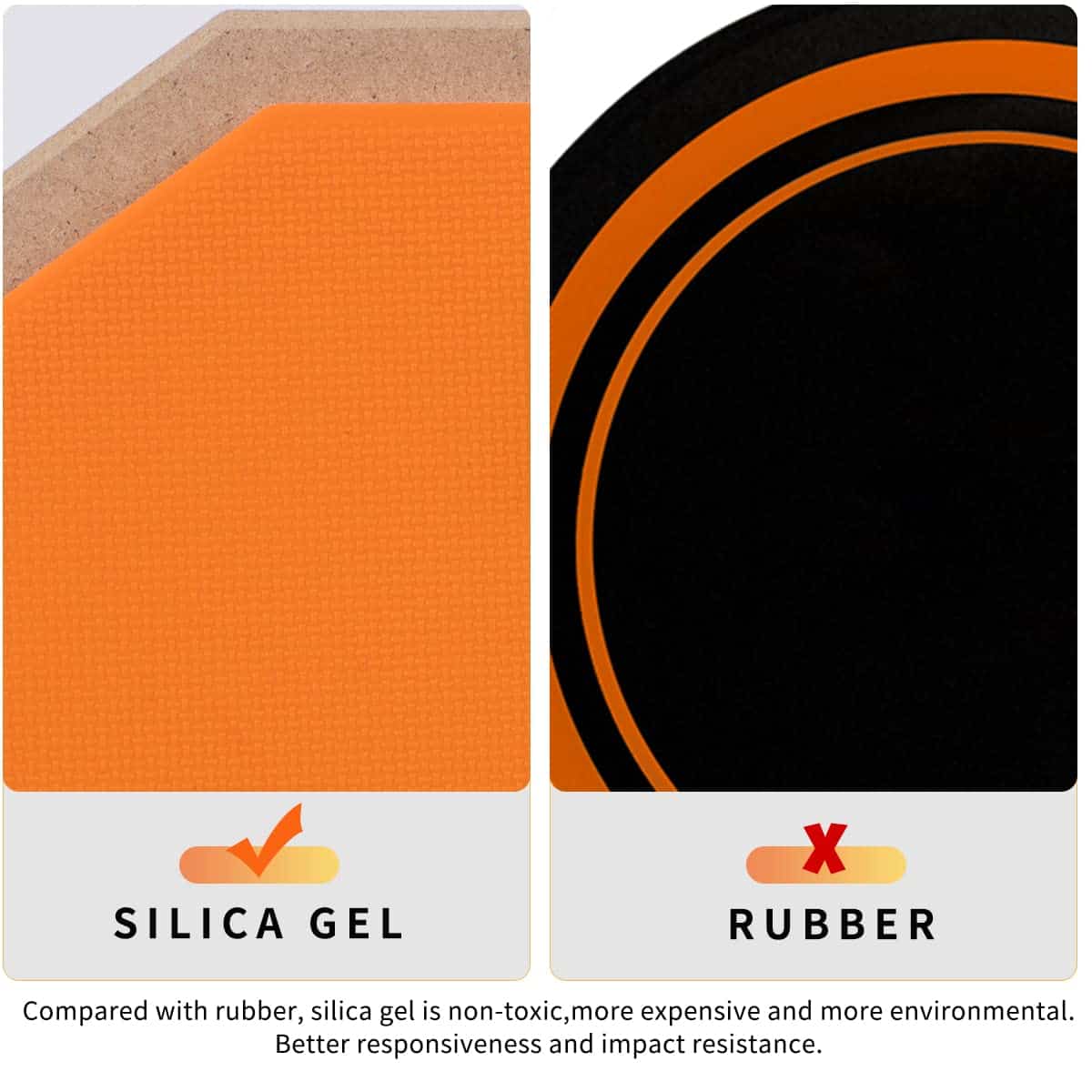 Set de Pads de Práctica AKLOT 12" de Gel de Sílice para - Imagen 3