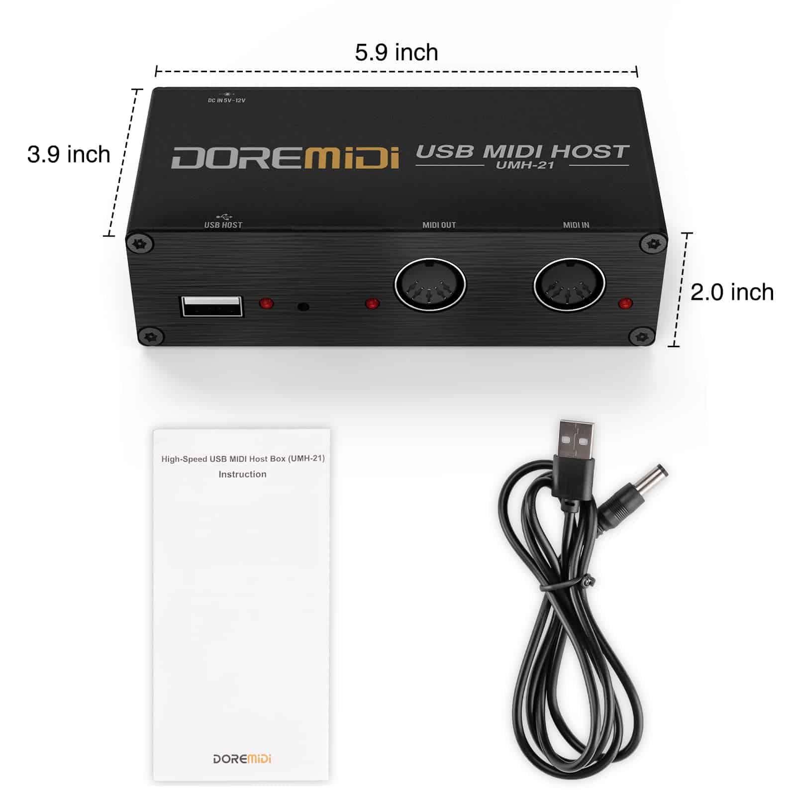 CAMOLA USB MIDI Host Box Convertidor USB de Alta Velocidad - Imagen 8
