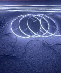 Luz de Anillo de Rueda LED Iluminada de Doble Cara/ Doble