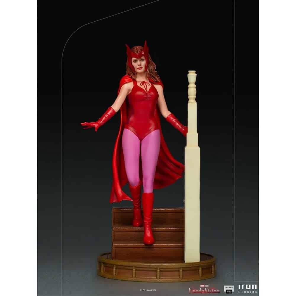 Estatua Iron Studios 1:10 Wanda Halloween - WandaVision - Imagen 9