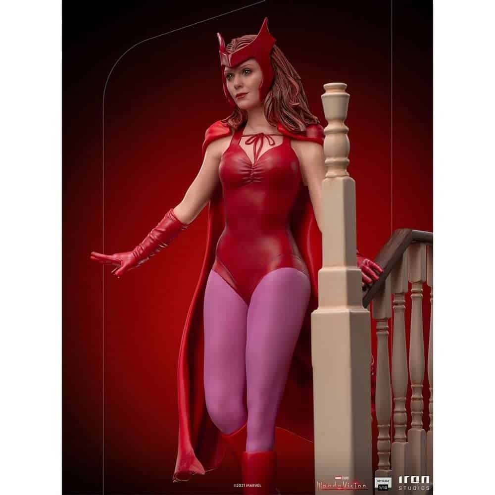 Estatua Iron Studios 1:10 Wanda Halloween - WandaVision - Imagen 7