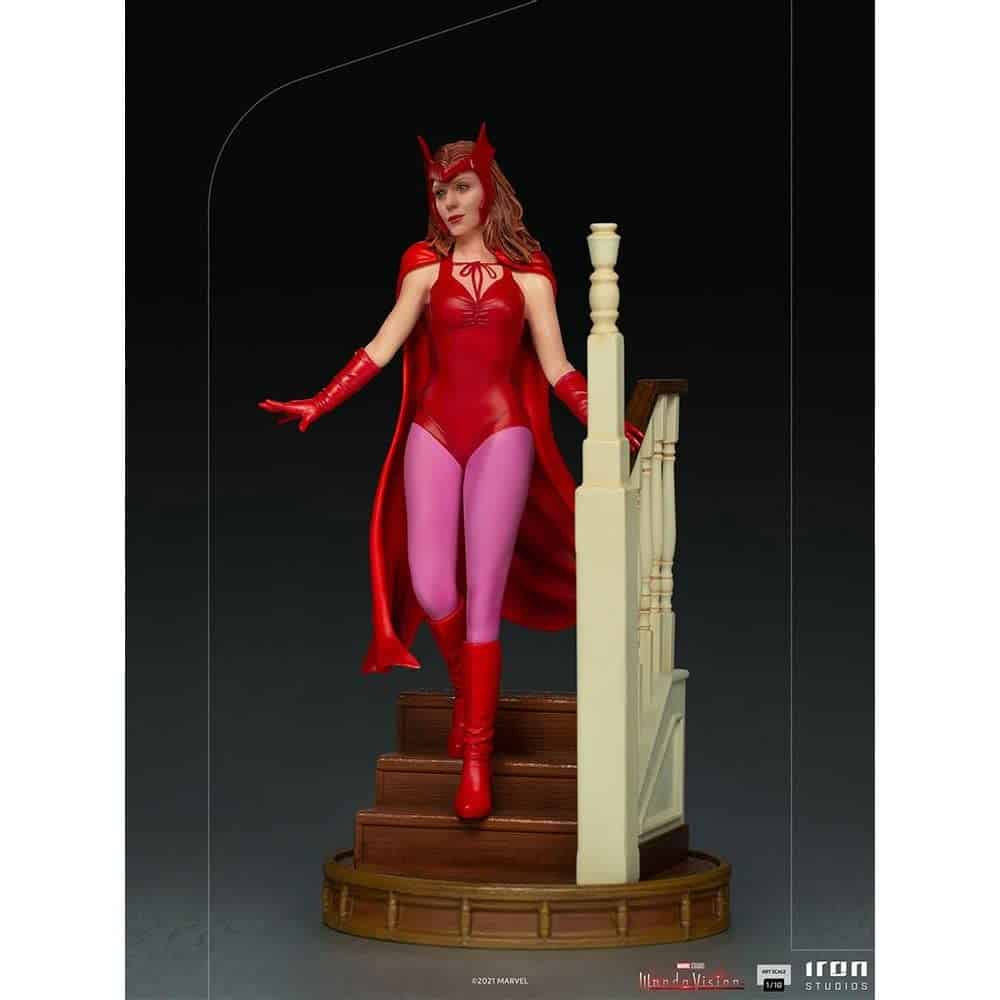 Estatua Iron Studios 1:10 Wanda Halloween - WandaVision - Imagen 10