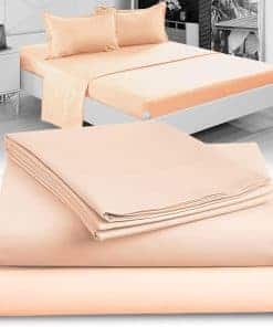 Juego de sábanas gemelas XL de 100% algodón jersey suave y