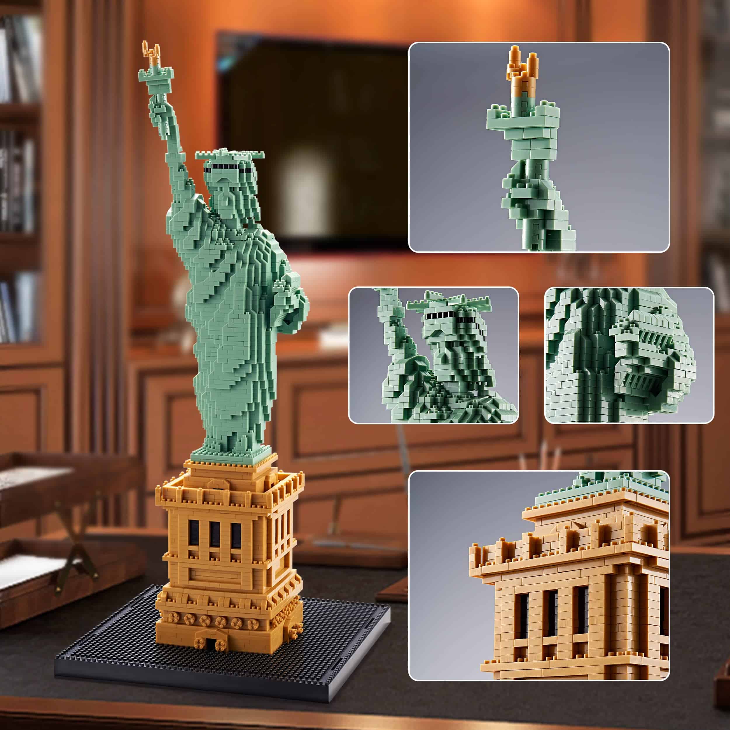 Set de Micro Bloques de Construcción de la Gran Estatua de - Imagen 5