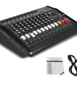 WWahuayuan 8/10/12 Mezcladora de Audio de Canal Profesional