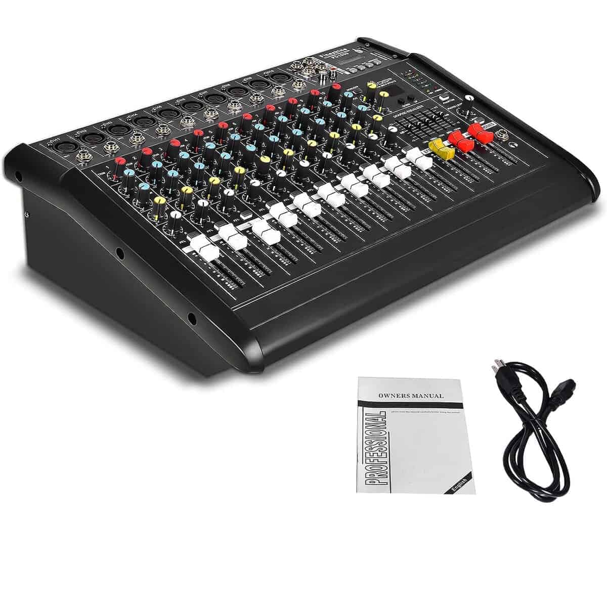 WWahuayuan 8/10/12 Mezcladora de Audio de Canal Profesional