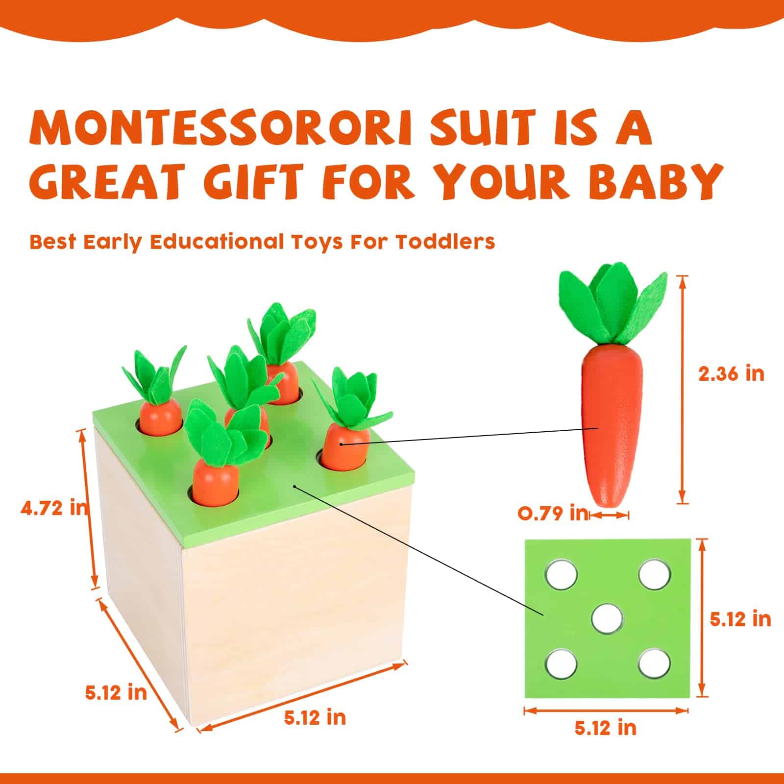 Juguetes Montessori para Bebés de 1+ Año, Kit de Juegos que - Imagen 4