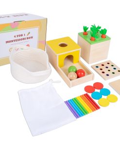 Juguetes Montessori para Bebés de 1+ Año, Kit de Juegos que