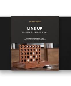 Juego de Mesa de Estrategia de Lujo 'Line Up' de Iron &